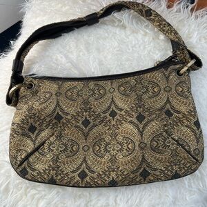 Donald J. Pliner Gold and Black Brocade